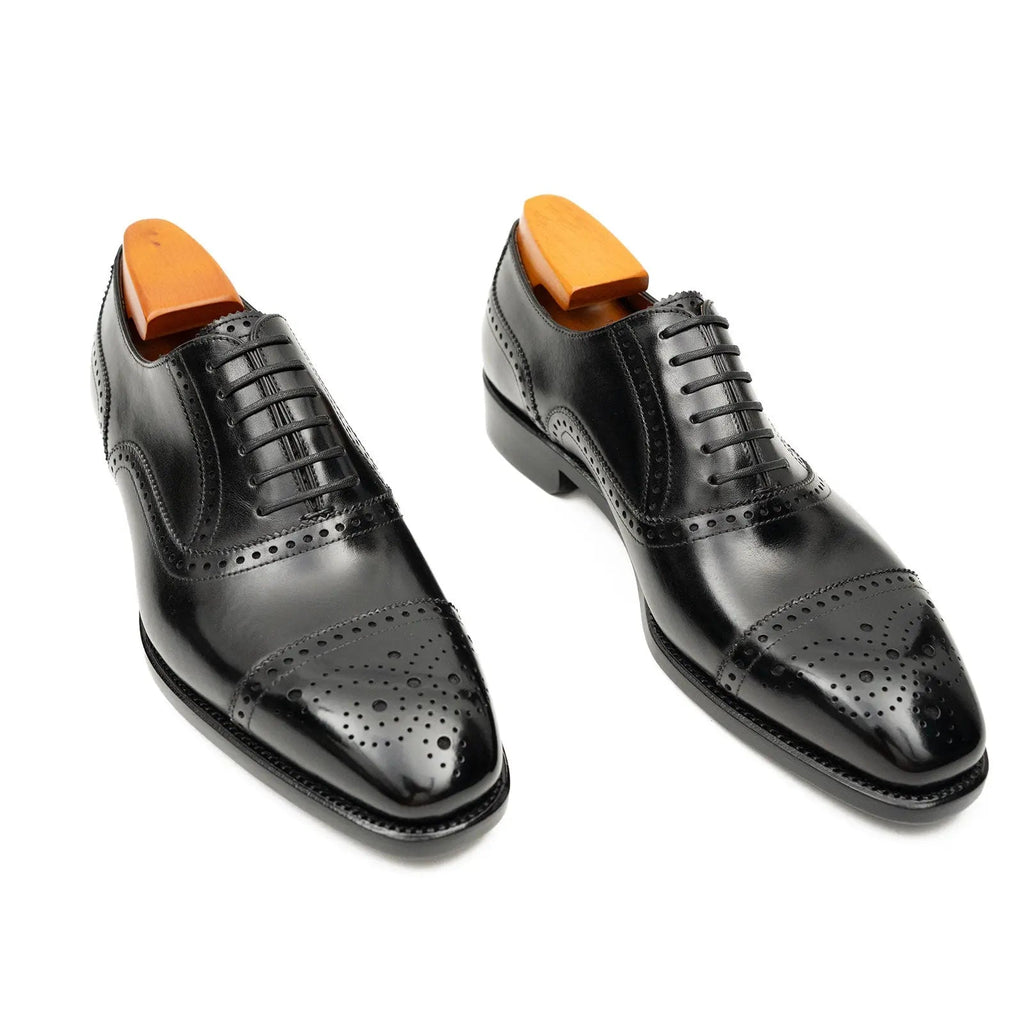Men's Goodyear Welted Brogue Oxford Shoes Divinch