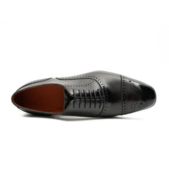 Men's Goodyear Welted Brogue Oxford Shoes Divinch