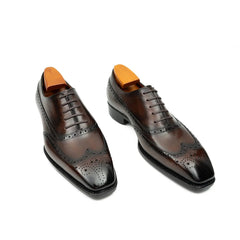 Men's Goodyear Welted Brogue Oxford Shoes Divinch