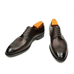 Men's Goodyear Welted Brogue Oxford Shoes Divinch