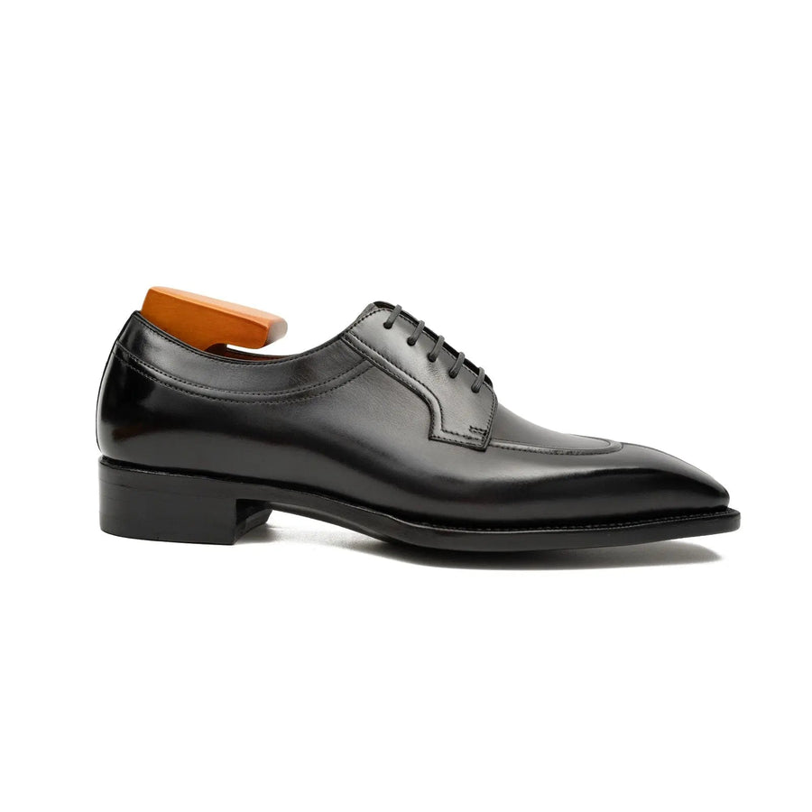 Men's Goodyear Welted Italian Calfskin Dress Shoes Black Divinch
