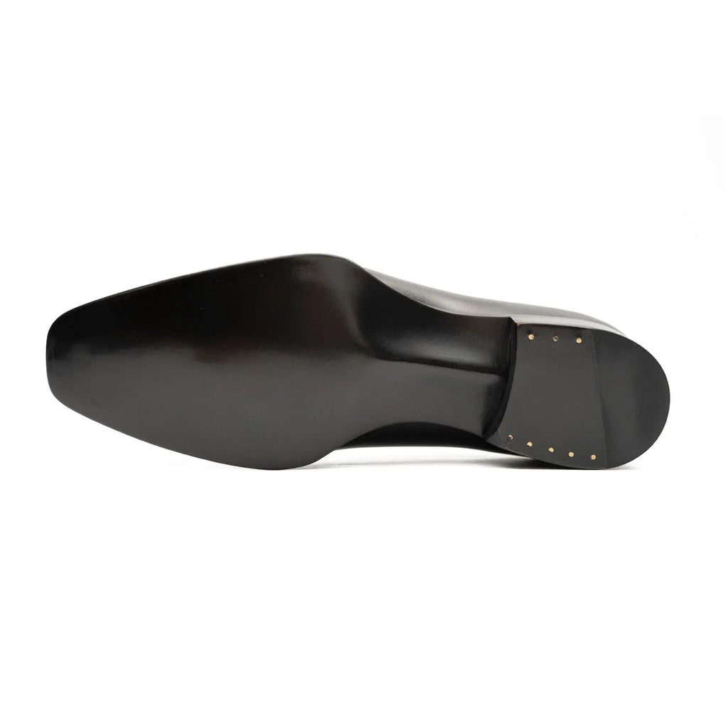 Men's Goodyear Welted Italian Calfskin Dress Shoes Black Divinch