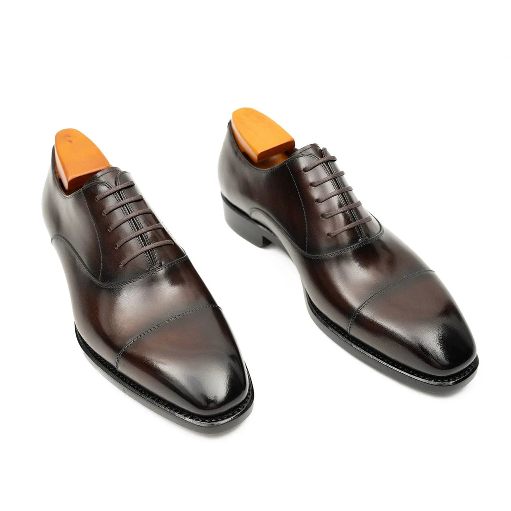 Men's Goodyear Welted Oxford Leather Shoes Divinch