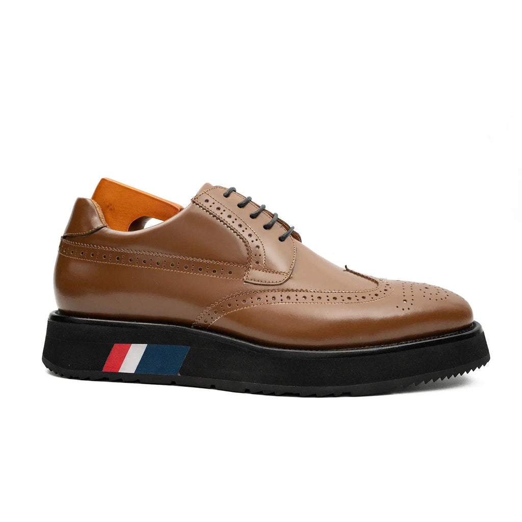 Men's Leather Platform Shoe Divinch
