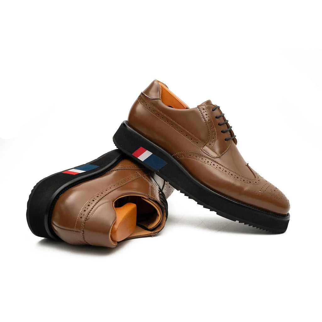Men's Leather Platform Shoe Divinch