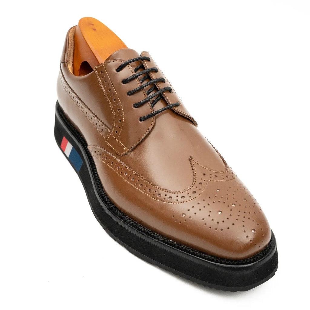 Men's Leather Platform Shoe Divinch
