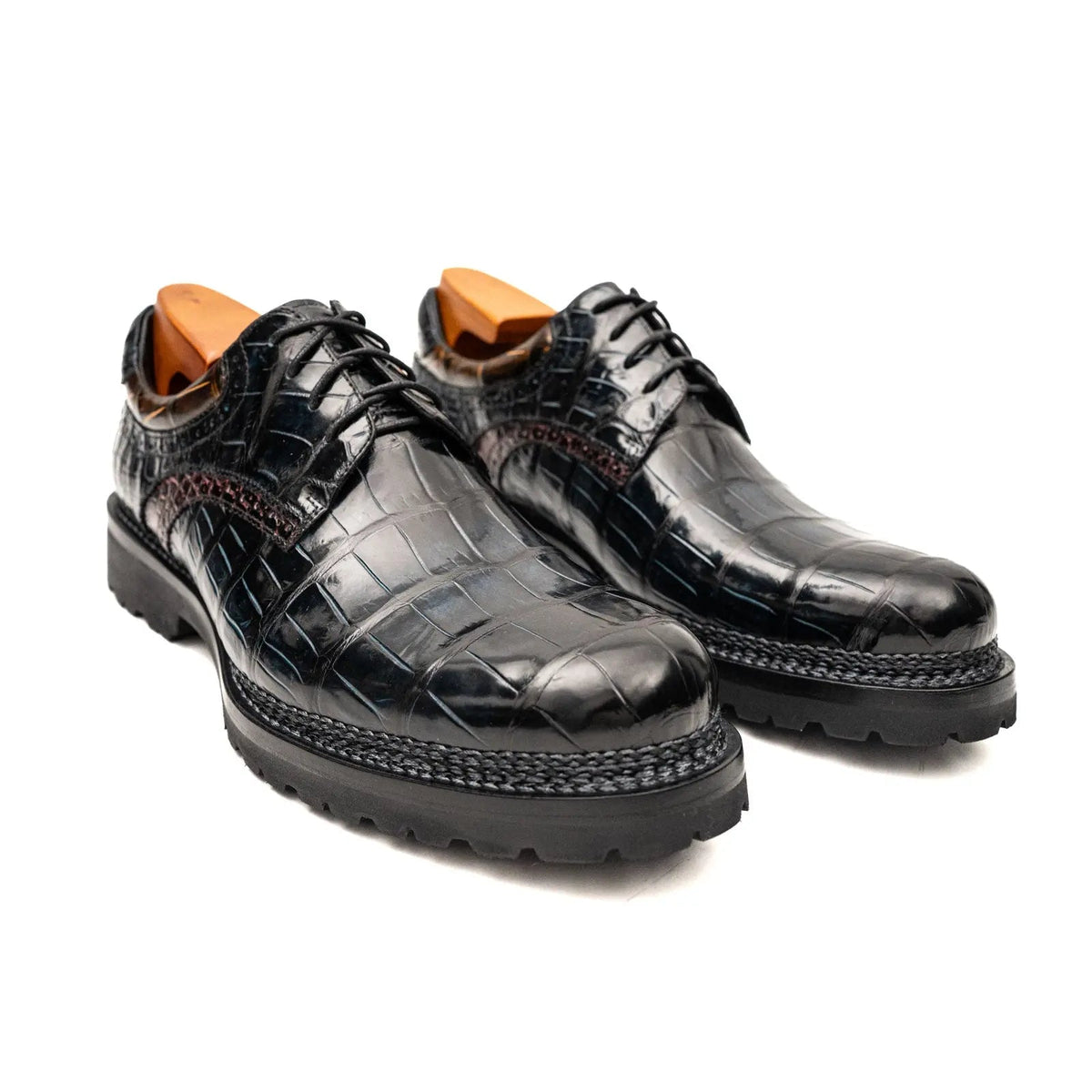 Nile Croc Norwegian Welt Vibram Derbies DIVINCH