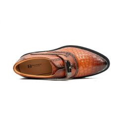 Nile Crocodile Leather Loafers Shoes Divinch
