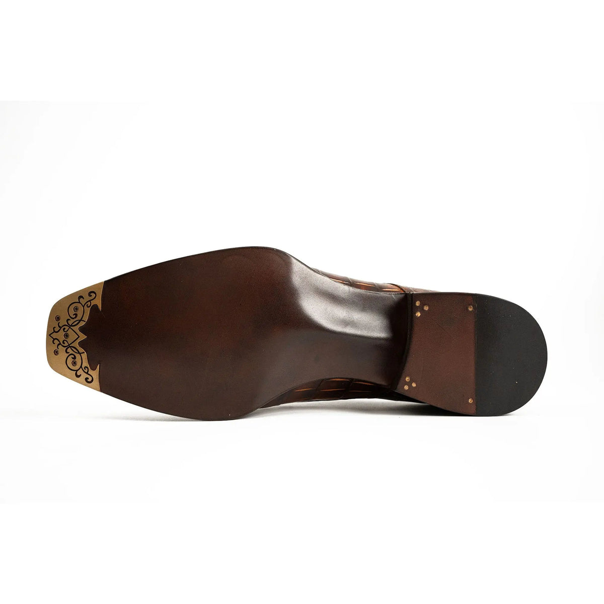 Norwegian-Stitched Nile Crocodile Derby Shoes DIVINCH