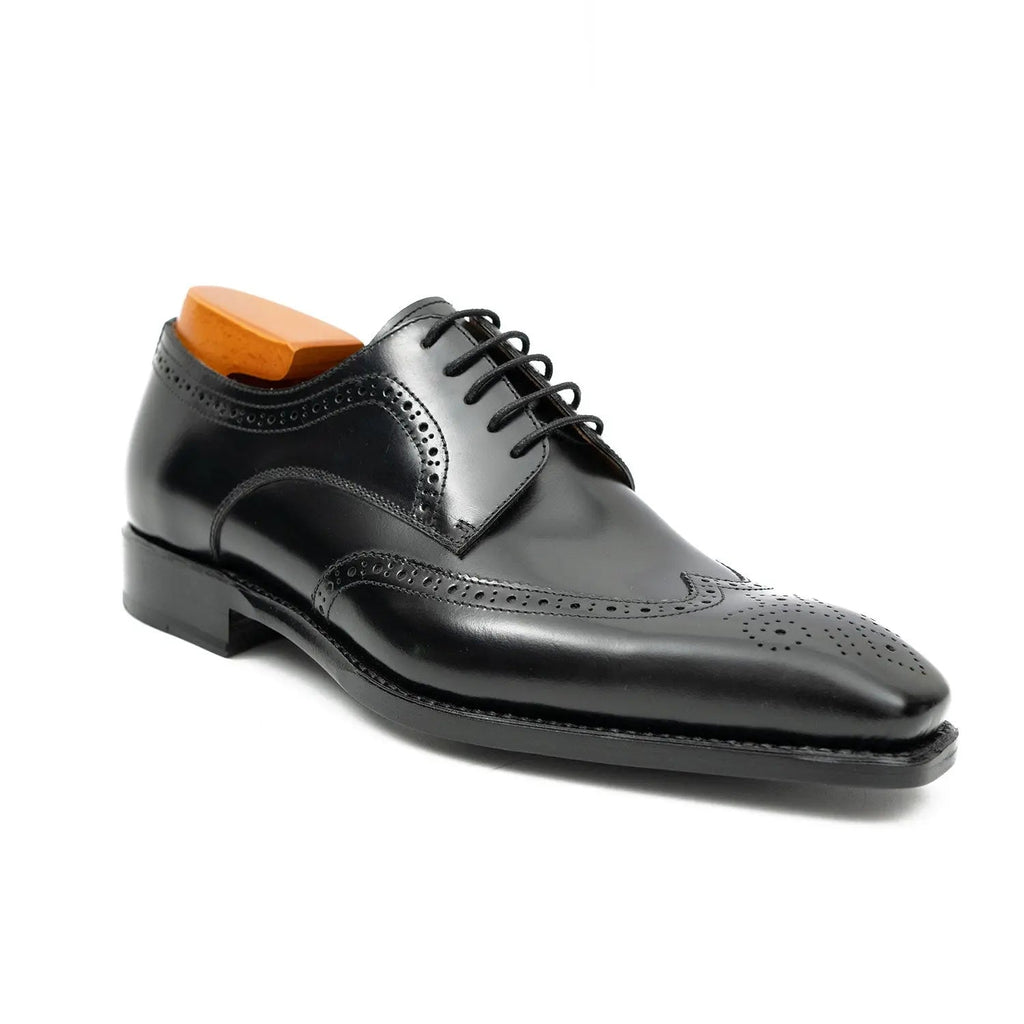 Patent leather goodyear welt dress shoes Black Divinch