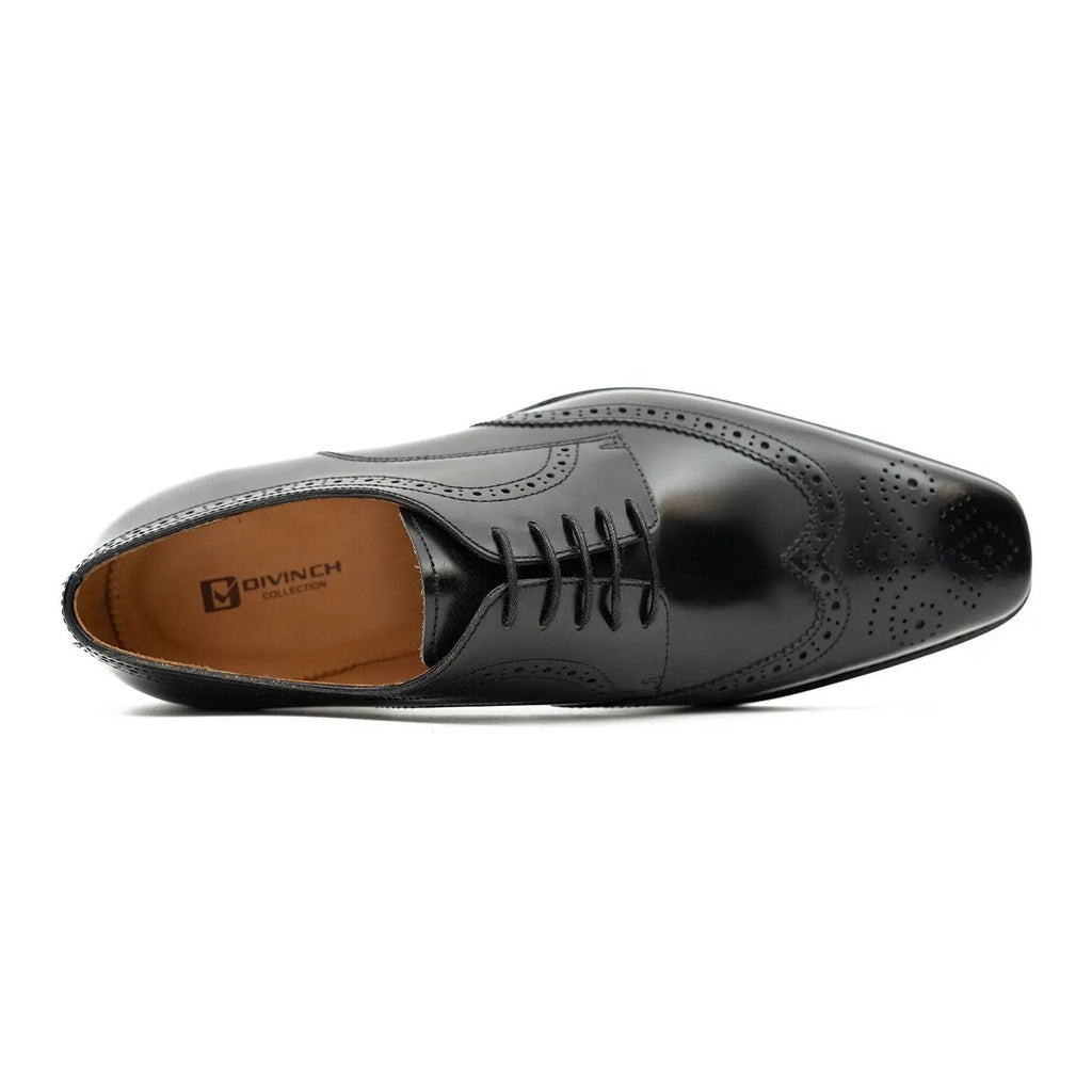Patent leather goodyear welt dress shoes Black Divinch