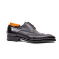 Patent leather goodyear welt dress shoes Purple Divinch