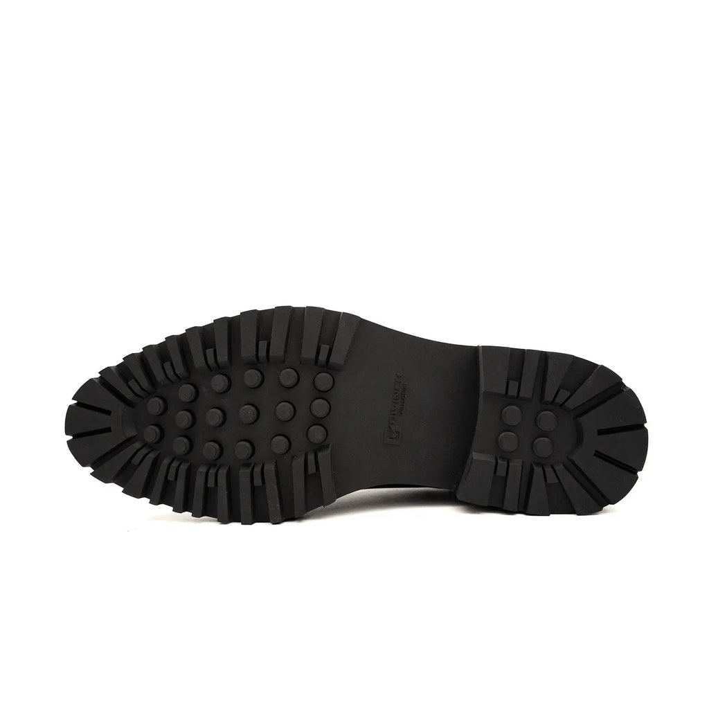 Platform Patent Combat Boots DIVINCH