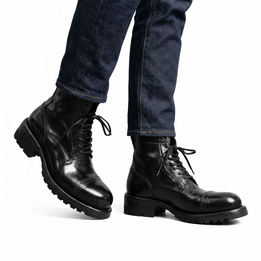 Shell Cordovan Vibram Boots DIVINCH