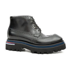 Side - Zipper Martin Boots 3016B Black DIVINCH