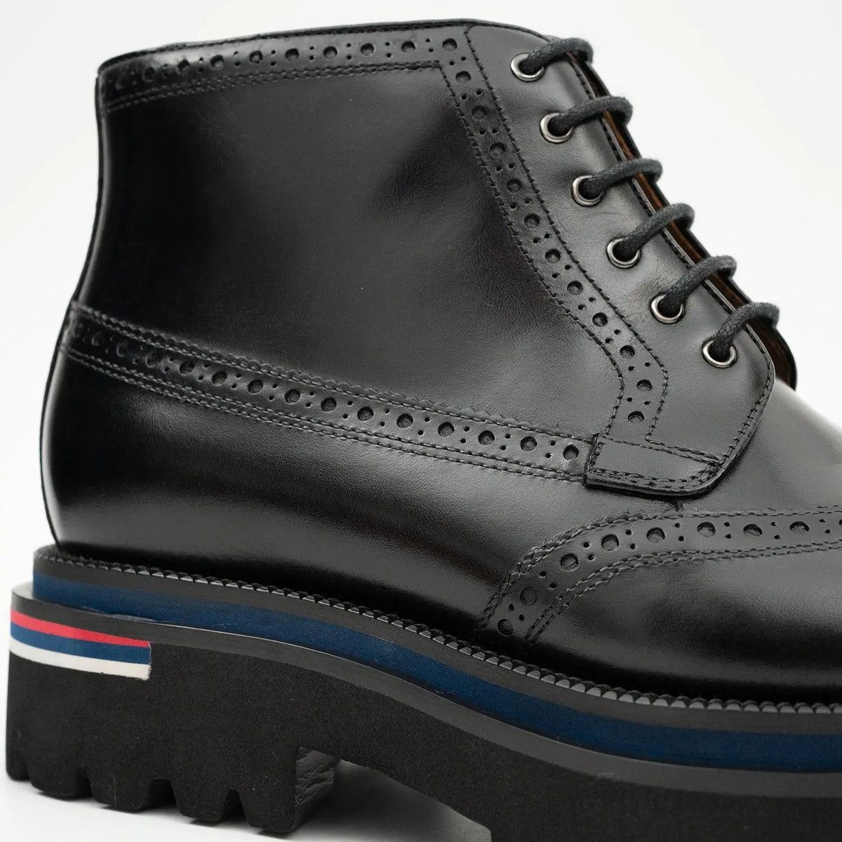 Side - Zipper Martin Boots 3016B Black DIVINCH