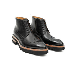 Side - Zipper Martin Boots Black DIVINCH
