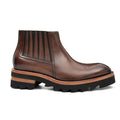 Thick - soled Chelsea Boots Brown DIVINCH
