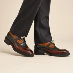 Tri-Tone Crocodile Derby — on-foot studio view