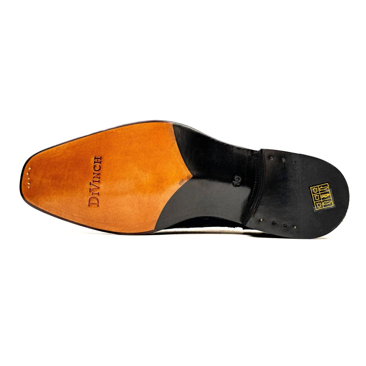 Two-tone Blue Crocodile Oxford Shoes DIVINCH