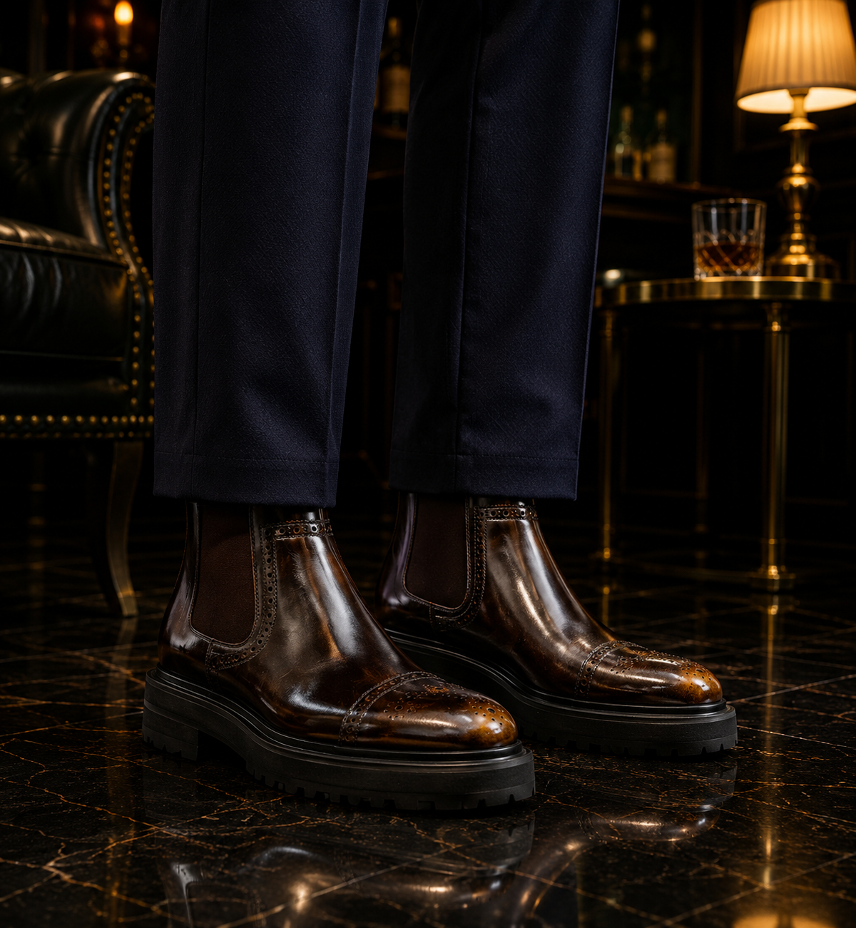 Evening styling with 
